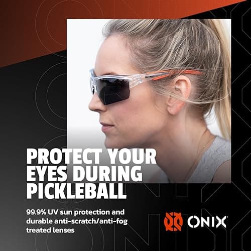 ONIX Pickleball Owl Protective Comfortable Secure Soft and NonSlip Eyewear Modern and Lightweight Design