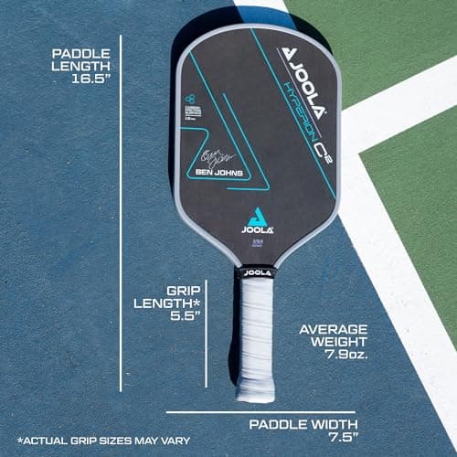 JOOLA Professional Pickleball Paddles – Charged Surface Technology for Power & Feel – Select Perseus or Hyperion Shape – Fully Encased Carbon Fiber – USAP Approved – Well Balanced w/Pop & Control