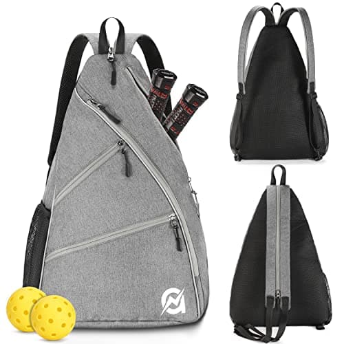 A11N SPORTS Pickleball Bag, Reversible Crossbody Sling Bag/Backpack for Women Men