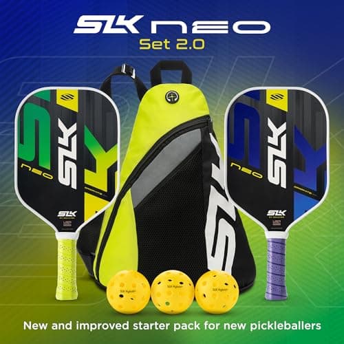 Selkirk Sport Pickleball Paddles Set of 2 | Designed in The USA | Choose The SLK Neo Graphite, SLK Neo Fiberglass Pickleball Set or SLK Atlas Pickleball Bundle