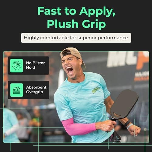 ADV Felttac Pickleball Grip Tape - Soft, Very Durable, Sweat Absorbing Pickleball Overgrip Tape - Dry & Comfortable Pickleball Paddle Grip Tape - Easy to Use & Easy to Install