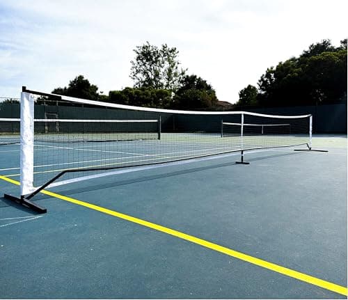 ZENY Portable Pickleball Net Set System with Metal Frame and 22FT Regulation Size Pickball Net with Carry Bag for Backyard, Driveways, Outdoor Game