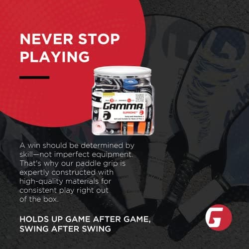 Sports Supreme OG, Tennis Overgrip, Pickleball, Squash, Badminton, and Racquetball Racquets, Grip for Hunting, Hockey, Baseball, Multiple Colors and Sizes, Versatile