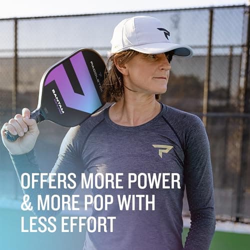 Paddletek Bantam EX-L Pro Pickleball Paddle | Professional Pickleball Paddles with Honeycomb Core, Velvet Textured Polycarbonate Surface, Bantam SRT Core & High Tack Performance Grip | USAPA Approved