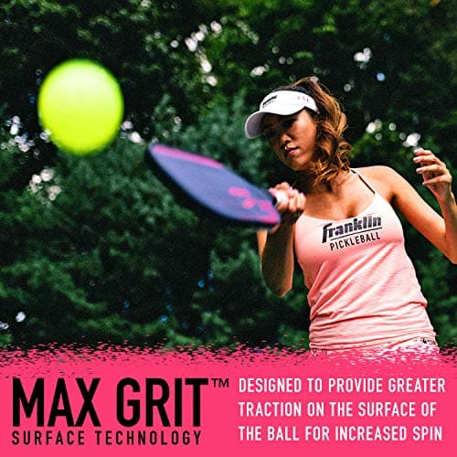 Franklin Sports Pro Pickleball Paddles - Christine McGrath Pro Player Tournament Pickleball Paddles - Polypropylene Paddle with Max Grit Surface - USA Pickleball (USAPA) Approved - 13mm + 16mm Cores