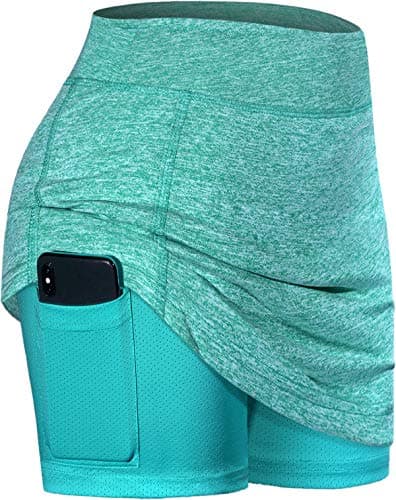 BLEVONH Womens Summer Tennis Skirts with Shorts Underneath, Pickleball, Athletic, Workout and Golf Skorts with Pockets