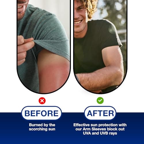 ARMORAY Arm Sleeves for Men or Women - Tattoo Cover Up - Cooling Sports Sleeve for Basketball Golf Football