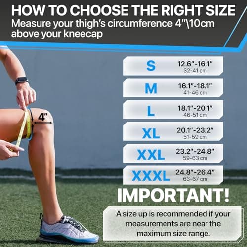 DR. BRACE ELITE Knee Brace with Size Stabilizer (2 Pack) Knee Brace for Women & Men, Workout, Sports, Daily Knee Compression Sleeve for Maximum Knee Pain Support & Fast Recovery (Neptune, Large)