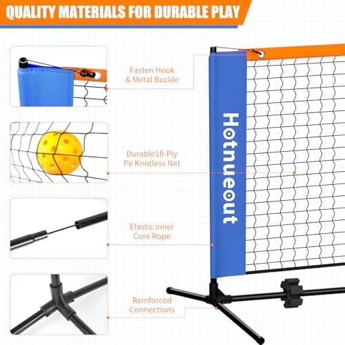 Small Mini Pickleball Net 5FT Portable Game Pickleball Practice Net for Driveway, Outdoor Indoor Pickle Ball Equipment Dink Training Aid
