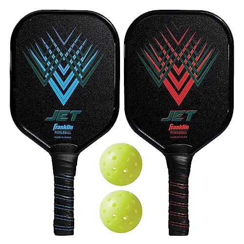 Franklin Sports Beginner Pickleball Sets - 2 + 4 Player Sets - Aluminum Paddles + X-40 Pickleballs - USA Pickleball (USAPA) Approved