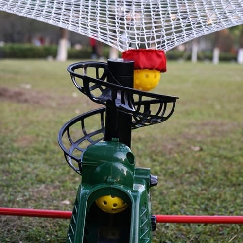 680PBH Pickleball Starter Kit, Including Launch Machine, Ball Recycling Net, Pickleball Paddle, 3 x Pickleballs and Carrying Bag