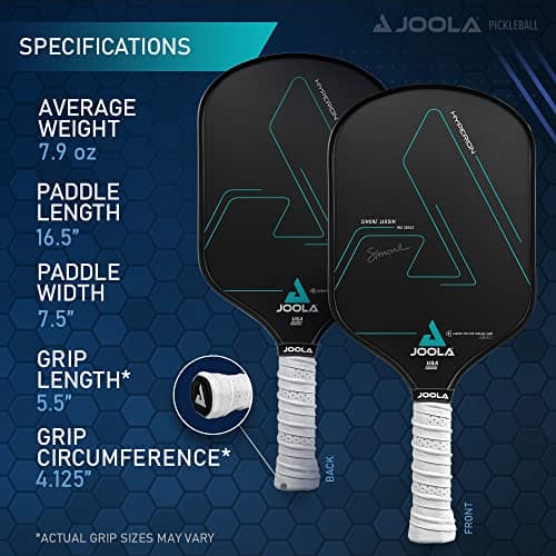 JOOLA Professional Pickleball Paddles – Raw Carbon Fiber Surface – Built for Spin, Speed & Control – Hyperion, Solaire, Perseus & Scorpeus – Swift & Standard Models – USAP Approved – Tournament-Level