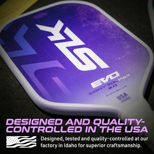 Selkirk Sport SLK Evo Pickleball Paddle | Designed in The USA | Power, Control or Hybrid | Fiberglass & Carbon Fiber with SpinFlex Surface