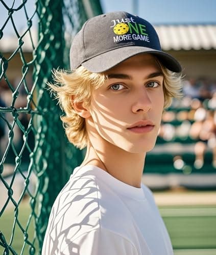 Pickleball Hat with Gift Box - Pickleball Gifts for Men Women - Washed Adjustable Embroidered Baseball Cap