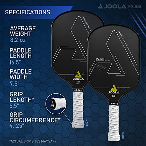 JOOLA Ben Johns Hyperion CFS Pickleball Paddle - Official Ben Johns Paddle - USAPA Approved Racket for Tournament Play - Edge to Edge Sweet Spot, Durable Max Spin Surface & Elongated Handle