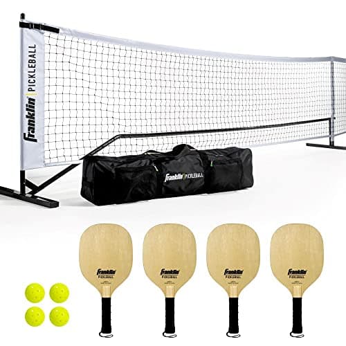 Franklin Sports Portable Outdoor Pickleball Net - Regulation Size 22' Foot Net with Travel Bag