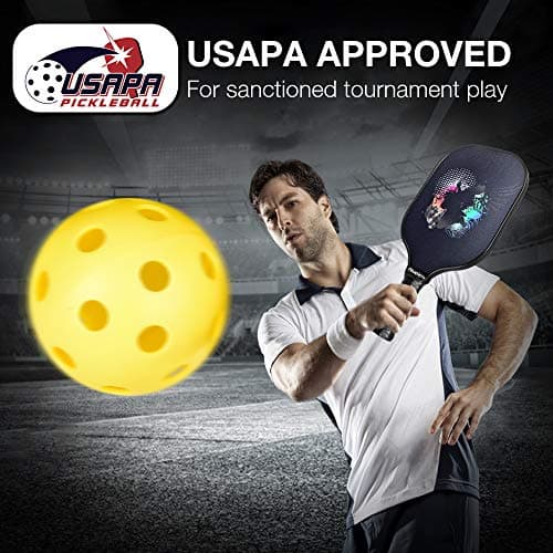niupipo Pickleball Paddles Set of 2/4/1, USAPA Approved Graphite Carbon Fiber Pickleball Rackets, Polypropylene Honeycomb Core, Cushion 4.72In Grip, Bag/Cover, Pickle Ball Paddle Set for Men Women