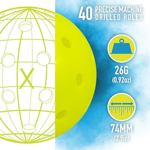 Franklin Sports Beginner Pickleball Sets - 2 + 4 Player Sets - Aluminum Paddles + X-40 Pickleballs - USA Pickleball (USAPA) Approved