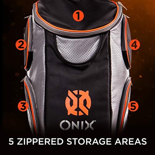 Onix Pickleball Durable Backpack is Designed to Carry Paddles, Balls, Apparel, and Water Bottles