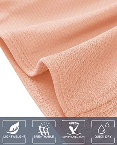 MAGCOMSEN Women's UPF 50+ Lightweight Athletic Jacket Sun Protection Full Zip Long Sleeve Shirts Hiking Outdoor Pockets