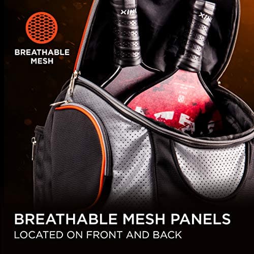 Onix Pickleball Durable Backpack is Designed to Carry Paddles, Balls, Apparel, and Water Bottles