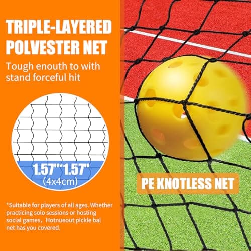 Small Mini Pickleball Net 5FT Portable Game Pickleball Practice Net for Driveway, Outdoor Indoor Pickle Ball Equipment Dink Training Aid