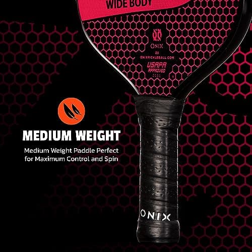 ONIX Graphite MOD Z5 Graphite Carbon Fiber Pickleball Paddles with Cushion Comfort Pickleball Paddle Grip