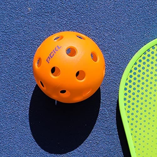 PCKL Optic Speed Pickleball Balls | Choose Indoor or Outdoor Pickleballs | USAPA Tournament Aproved | 4 Pack Crack-Resistant