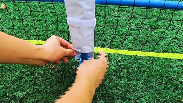 Zdgao Portable Pickleball Net for Driveway, 22 FT Regulation Size & 11 FT Half Court Size Pickle Ball Net with Pickleballs and Carry Bag, 2 in 1 Pickle Ball Net Set for Backyard