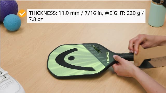 Head Extreme Elite Fiberglass Paddle with Honeycomb Polymer Core & Comfort Grip