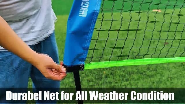 22FT Regulation Size Pickleball Net for Driveway, Outdoor Balls and Portable Carry Bag, Weather Resistance Strong Steel Frame