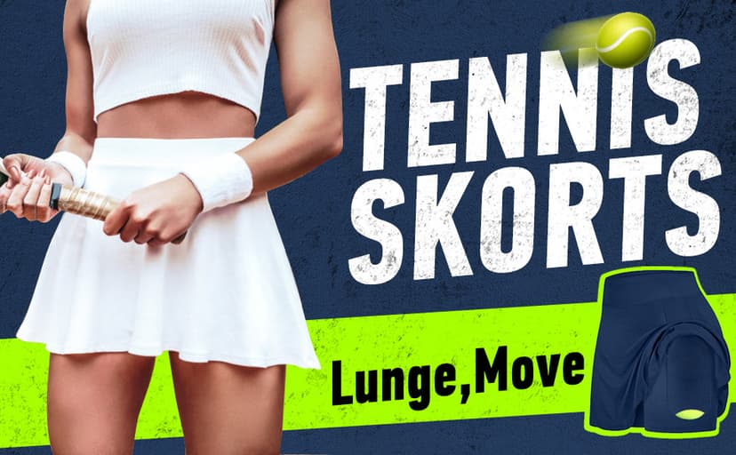 Ewedoos Tennis Skirt Womens Skorts with Pockets Shorts Tennis Skirts for Women Athletic Golf Running Pickleball