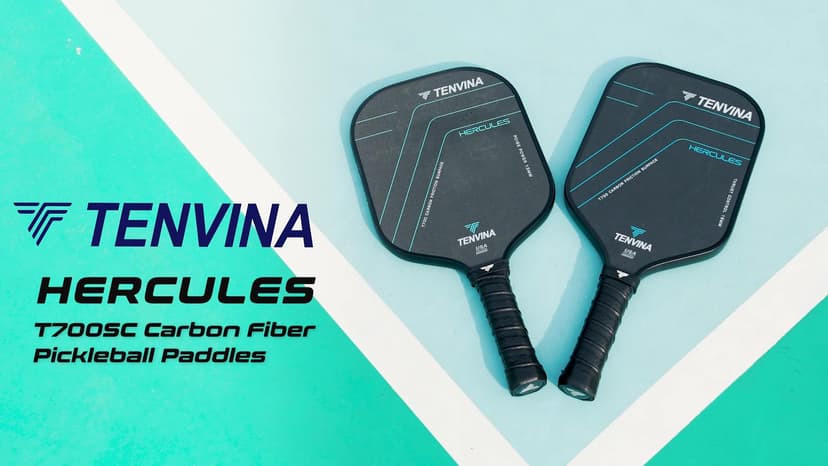 TENVINA Pickleball Paddles, Multi-Layer T700SC Textured Carbon Fiber Pickleball Paddle, 4-Types of Shapes and Thicknesses, USAPA Approved Pickle Ball Paddle, Strong Spin and Power Surface