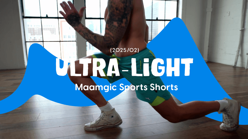 maamgic Men's Athletic Running Shorts with Liner Ultra Lightweight Workout Shorts 5"/ 7"