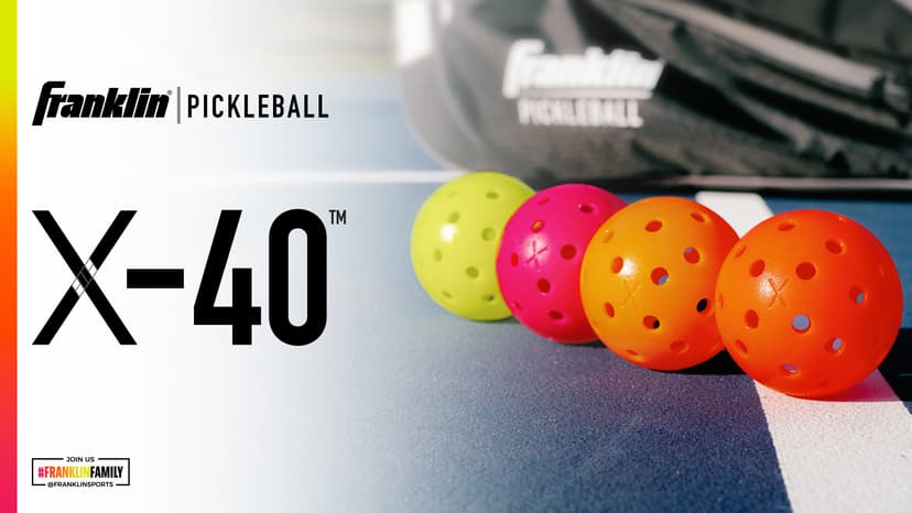 Franklin Sports X-40 Outdoor Pickleballs - Official Ball of USA Pickleball, APP Tour + Pickleball US Open - 3 Packs, 12 Packs, 36 Pickleball Buckets, 50, 100 + 400 Bulk Packs of Regulation Pickleballs