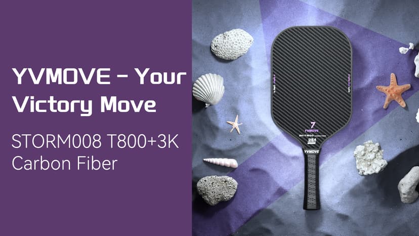 T800 Carbon Fiber Pickleball Paddles with 16mm V-Sonic IV Dynamic Core, Premium Pickle Ball Racket with Enhanced Control & Ultimate Spin, USAPA Approved