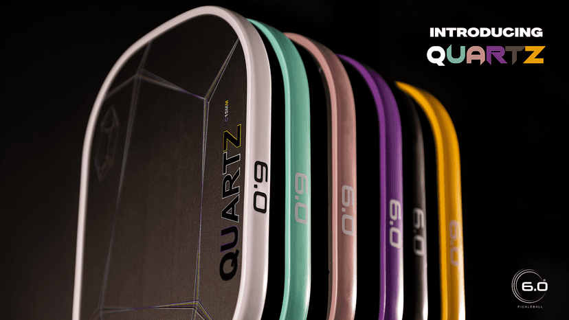 Quartz Pickleball Paddle - Affordable, Premium Construction, Raw Carbon