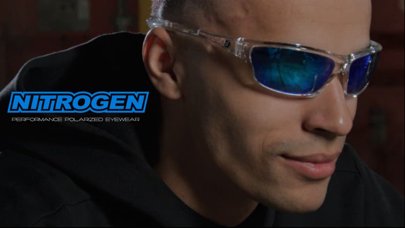 Nitrogen Polarized Wrap Around Sport Sunglasses for Men Women UV400 Protection Sun Glasses