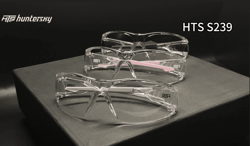 ANSI Z87.1 Anti-Fog Wrap-Around Clear Safety Glasses, Pickleball lab chemistry goggles with Scratch Resistant