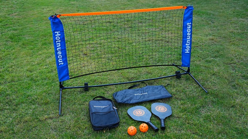Small Mini Pickleball Net 5FT Portable Game Pickleball Practice Net for Driveway, Outdoor Indoor Pickle Ball Equipment Dink Training Aid