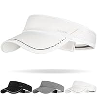 Sukeen Sports Sun Visor Men Women Lightweight Packable Cooling Stretchy Visor Hat for Running, Tennis, Golf