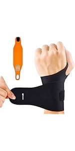 Wrist Brace,Wrist Support for Carpal Tunnel Pain Relief,Ulnar Wrist Brace Ultra-Thin Elastic for Tear,Wrist wraps Repetitive Wrist Use Injury,Fits Both Wrists