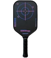 Engage Pursuit Pro EX Pickleball Paddle – Widebody Shape, Raw T700 Toray Carbon Fiber Face, 13mm Control Pro “Black” Core, Vortex Barrier Edge Technology Limits Vibration