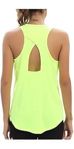 Aeuui Womens Workout Tops for Women Racerback Tank Tops Mesh Yoga Shirts Athletic Running Tank Tops Sleeveless Gym Clothes