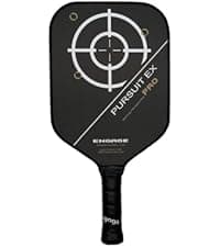 Engage Pursuit Pro EX Pickleball Paddle – Widebody Shape, Raw T700 Toray Carbon Fiber Face, 13mm Control Pro “Black” Core, Vortex Barrier Edge Technology Limits Vibration