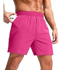 Men's Running Shorts with Zipper Pockets 7"/ 5" / 9" Lightweight Quick Dry Basketball Gym Workout Athletic Shorts for Men
