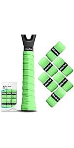 ALIEN PROS Tennis Racket Grip Tape - Precut and Dry Feel Tennis Grip - Tennis Overgrip Grip Tape Tennis Racket - Wrap Your Racquet for High Performance