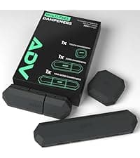 ADV Tennis Wristbands with New Age Polyester Cotton Blend - Ultra Absorbent Wrist Sweatbands - Doublewide & Slim Wrist Bands for Sweat - 4 Pack or 2 Pack
