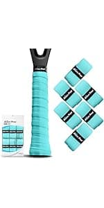 ALIEN PROS Tennis Racket Grip Tape - Precut and Dry Feel Tennis Grip - Tennis Overgrip Grip Tape Tennis Racket - Wrap Your Racquet for High Performance