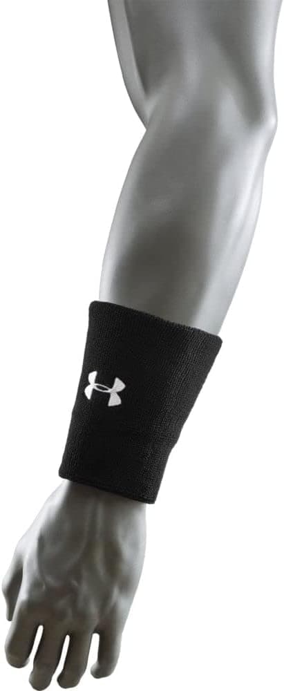 Under Armour Adult 6-inch Performance Wristband 2-Pack